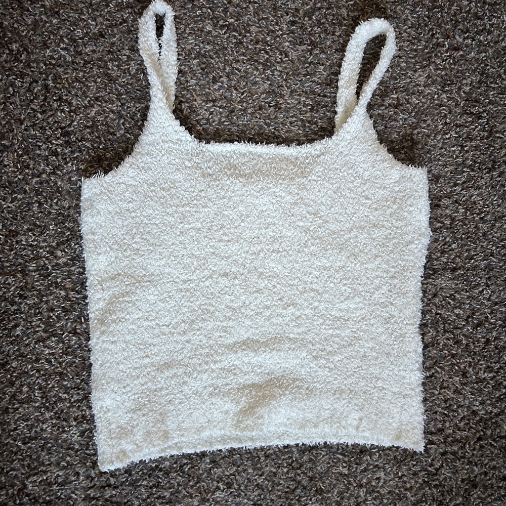 SKIMS Cream Textured Camisole